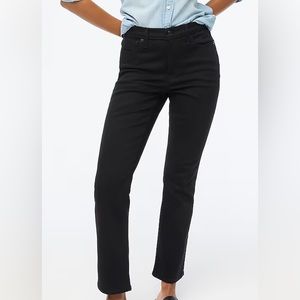 J. Crew flare crop black jeans